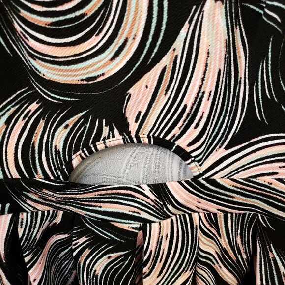 Love Reign midi ⚫/ white large pre-owned dress - Picture 4 of 6